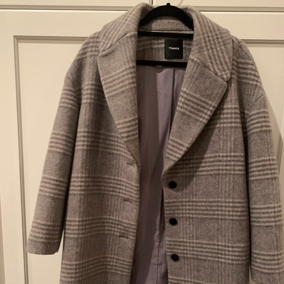 Theory Jackets & Blazers - Theory women coat, grey, size small
